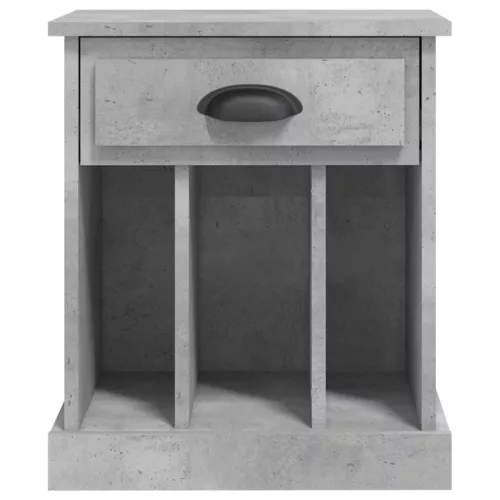  betonszürke éjjeliszekrény 43x36x50 cm