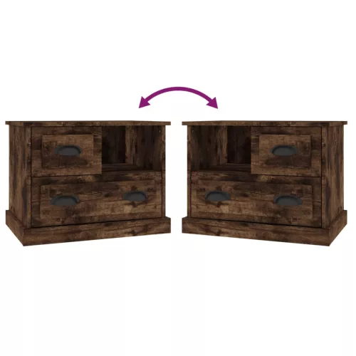  füstös tölgy színű éjjeliszekrény 60x39x45 cm