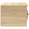 sonoma tölgy színű fali éjjeliszekrény 41,5 x 36 x 28 cm