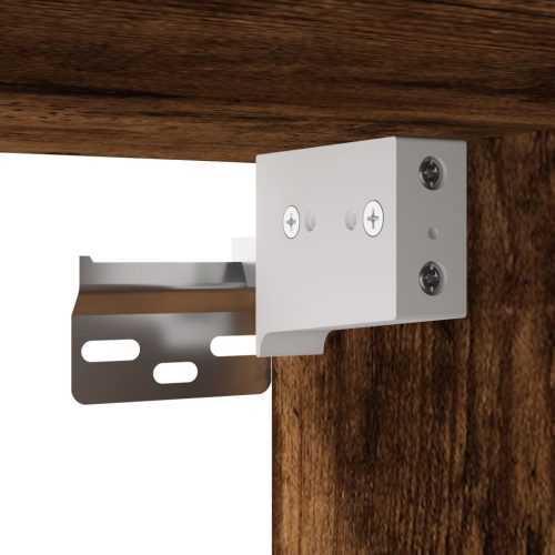  2db füstös tölgy színű fali éjjeliszekrény 41,5x36x28 cm