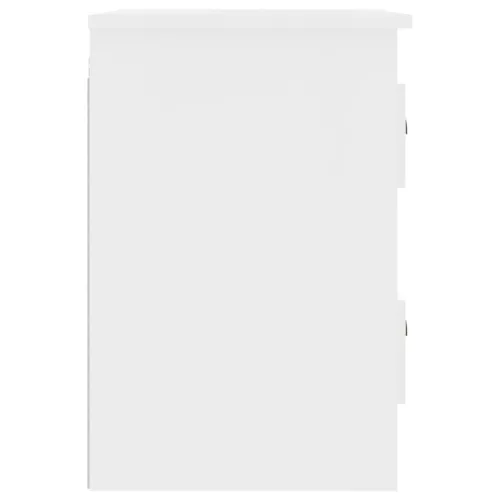  fehér falra szerelhető éjjeliszekrény 41,5x36x53 cm