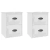  2 db fehér falra szerelhető éjjeliszekrény 41,5x36x53 cm