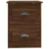  barna tölgyszínű falra szerelhető éjjeliszekrény 41,5x36x53 cm
