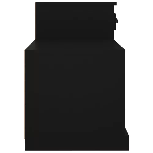  fekete szerelt fa cipősszekrény 100x42x60 cm