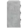  betonszürke szerelt fa tálalószekrény 70x35,5x67,5 cm