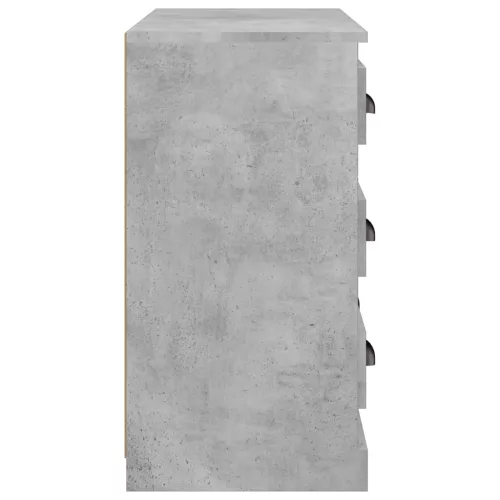  betonszürke szerelt fa tálalószekrény 70x35,5x67,5 cm