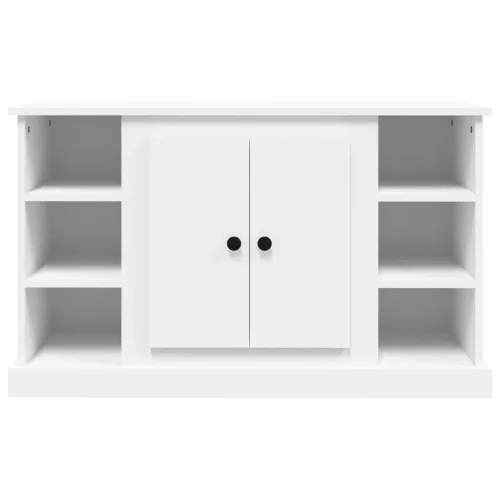  fehér szerelt fa tálalószekrény 100x35,5x60 cm