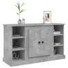  betonszürke szerelt fa tálalószekrény 100x35,5x60 cm