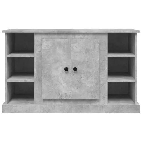  betonszürke szerelt fa tálalószekrény 100x35,5x60 cm
