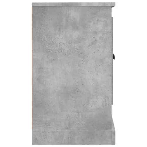  betonszürke szerelt fa tálalószekrény 100x35,5x60 cm