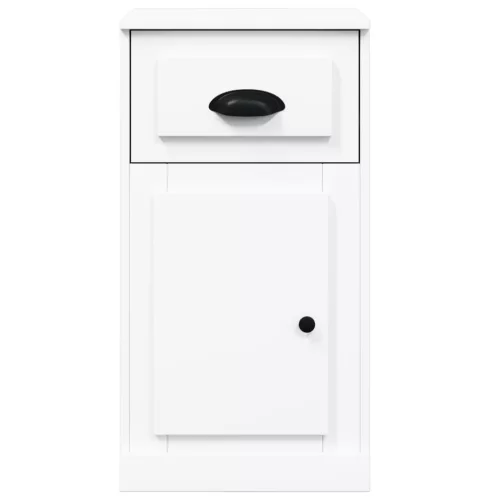  fehér szerelt fa kisszekrény fiókkal 40 x 50 x 75 cm