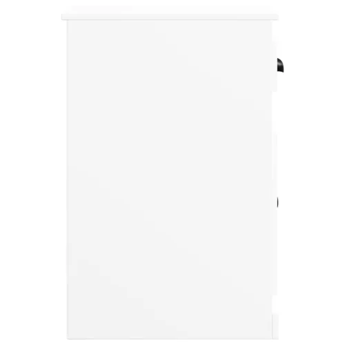  fehér szerelt fa kisszekrény fiókkal 40 x 50 x 75 cm