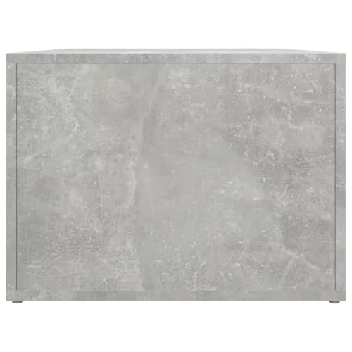  betonszürke szerelt fa dohányzóasztal 80 x 50 x 36 cm