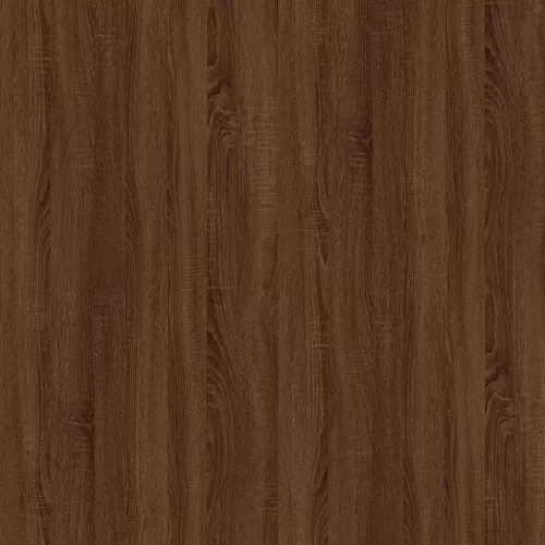  barna tölgyszínű szerelt fa éjjeliszekrény 41 x 40 x 36 cm