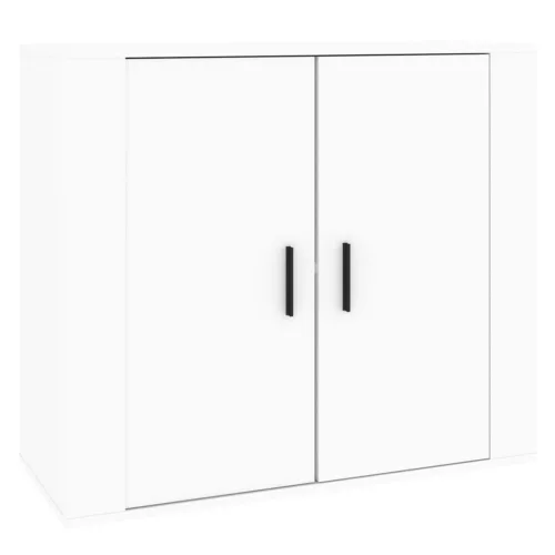  fehér szerelt fa tálalószekrény 80 x 33 x 70 cm