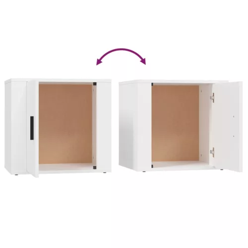  2 db fehér éjjeliszekrény 50 x 39 x 47 cm