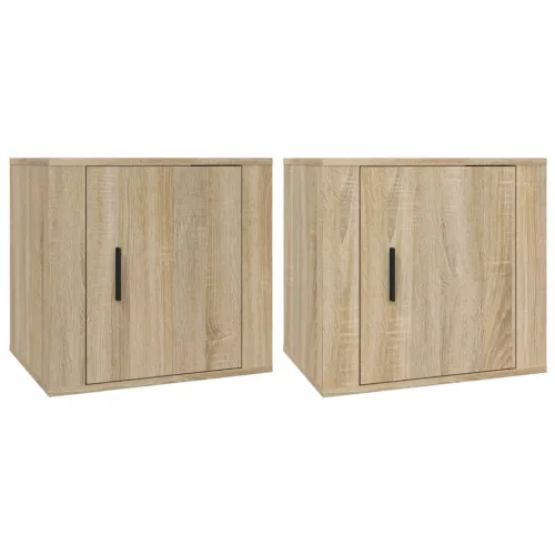  2 db sonoma tölgy színű éjjeliszekrény 50x39x47 cm