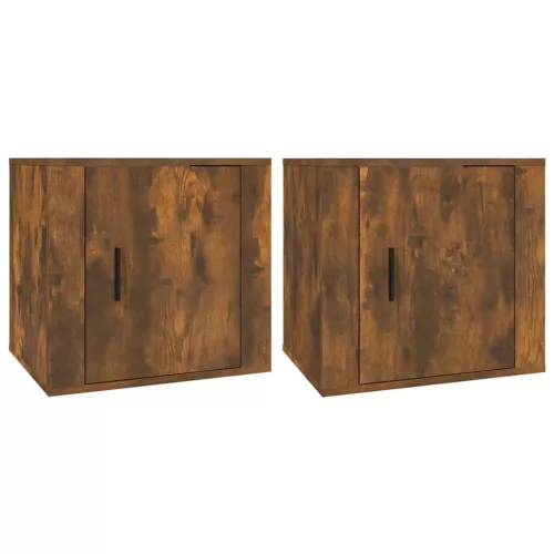  2 db füstös tölgy színű éjjeliszekrény 50x39x47 cm