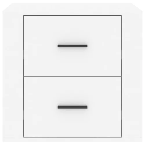  magasfényű fehér éjjeliszekrény 50x39x47 cm