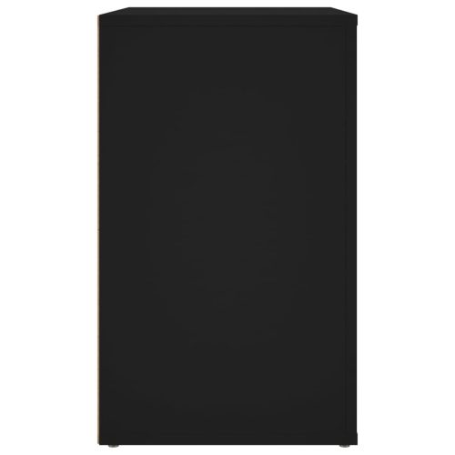  fekete szerelt fa éjjeliszekrény 50 x 36 x 60 cm