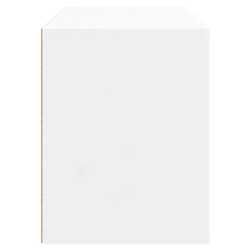  magasfényű fehér szerelt fa cipőszekrény 80 x 35 x 45 cm