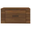  barna tölgyszínű falra szerelhető éjjeliszekrény 50x36x25 cm