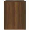 barna tölgyszínű falra szerelhető éjjeliszekrény 50x36x47 cm