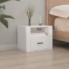  2 db fehér falra szerelhető éjjeliszekrény 50 x 36 x 40 cm