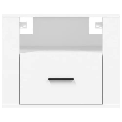  2 db fehér falra szerelhető éjjeliszekrény 50 x 36 x 40 cm