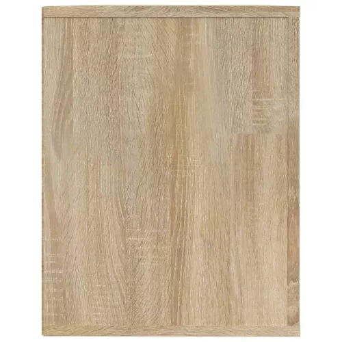  sonoma tölgy színű szerelt fa cipőtartó 75x35x45 cm