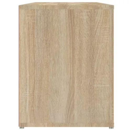  sonoma tölgy színű szerelt fa cipőtartó 100x35x45 cm