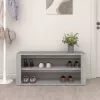  szürke sonoma színű szerelt fa cipőtartó 100x35x45 cm