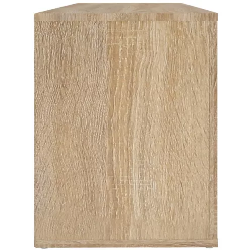 sonoma tölgy színű szerelt fa cipőszekrény 100x35x45 cm