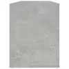  betonszürke szerelt fa cipőszekrény 100x35x45 cm