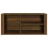  barna tölgyszínű szerelt fa cipősszekrény 100x35x45 cm