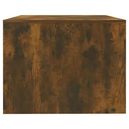  füstös tölgy színű szerelt fa dohányzóasztal 102 x 55 x 42 cm