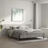  szürke sonoma színű szerelt fali fejtámla 240 x 1,5 x 80 cm