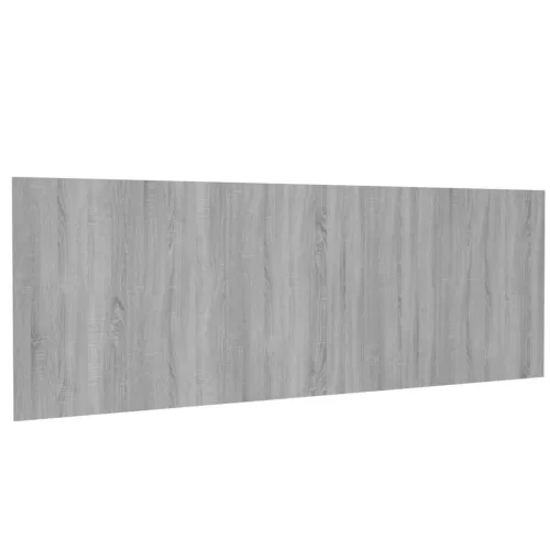  szürke sonoma színű szerelt fali fejtámla 240 x 1,5 x 80 cm