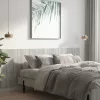  szürke sonoma színű szerelt fali fejtámla 240 x 1,5 x 80 cm
