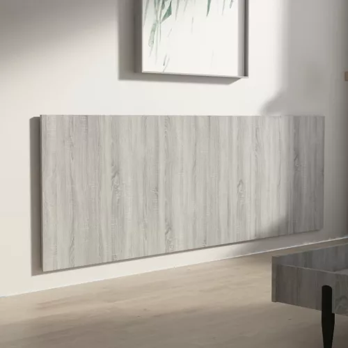  szürke sonoma színű szerelt fali fejtámla 240 x 1,5 x 80 cm