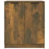  füstös tölgy színű szerelt fa tálalószekrény 60 x 30 x 70 cm