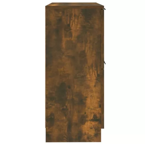 2 db füstös tölgyszínű szerelt fa tálalószekrény 30x30x70 cm