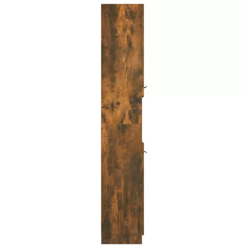  füstös tölgyszínű szerelt fa fürdőszobaszekrény 32x34x188,5 cm