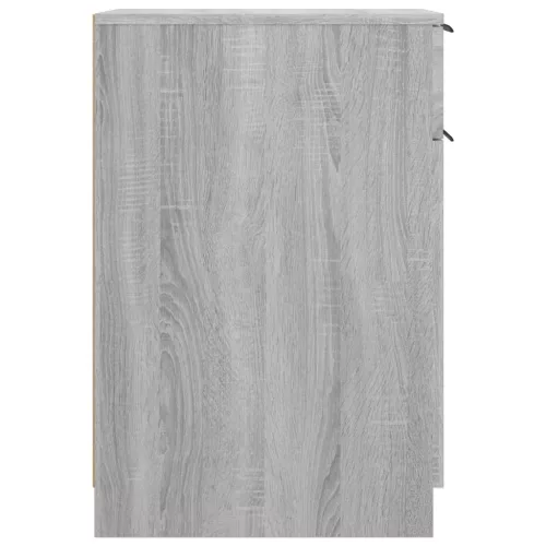  szürke sonoma szerelt fa íróasztalszekrény 33,5x50x75 cm