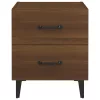  2 db barna tölgy színű éjjeliszekrény 40 x 35 x 47,5 cm