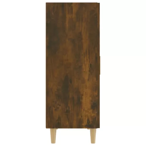 füstös tölgyszínű szerelt fa tálalószekrény 70 x 34 x 90 cm