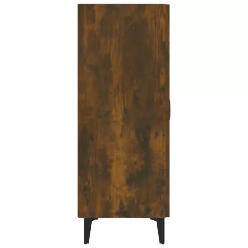  füstös tölgyszínű szerelt fa tálalószekrény 70 x 34 x 90 cm