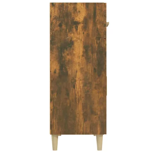  füstös tölgy színű szerelt fa tálalószekrény 69,5x34x89 cm