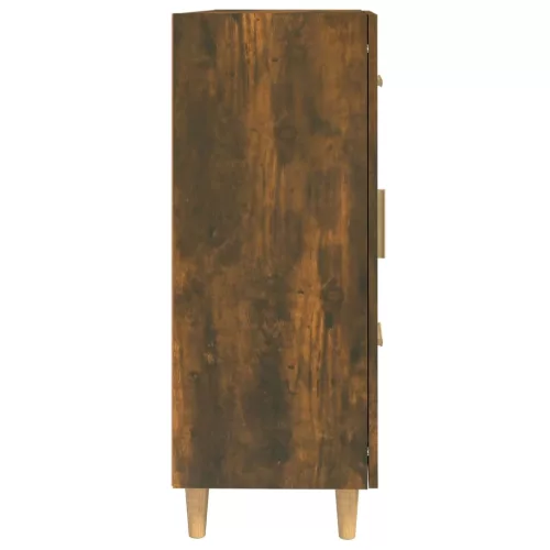  füstös tölgy színű szerelt fa tálalószekrény 69,5 x 34 x 90 cm