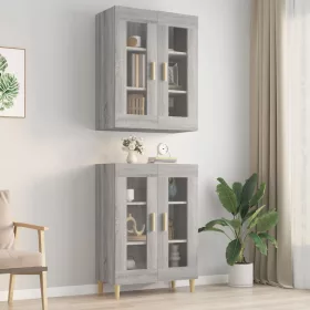   szürke-sonoma színű függő faliszekrény 69,5 x 34 x 90 cm
